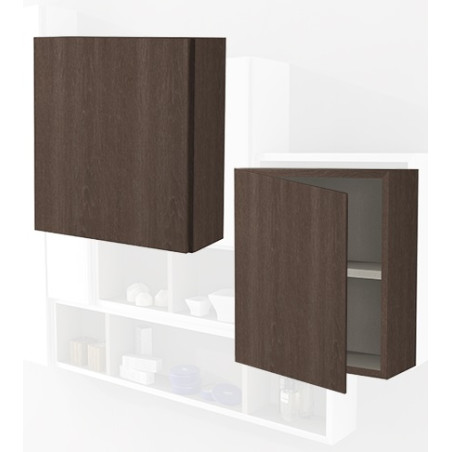 Pensile colonna 40x17x40 rovere complemento d'arredo antigraffio
