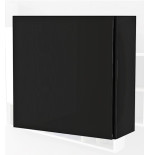 Pensile colonna 40x17x40 nero lucido complemento d'arredo antigraffio