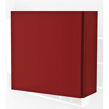 Pensile colonna 40x17x40 rosso complemento d'arredo antigraffio