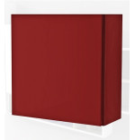 Pensile colonna 40x17x40 rosso complemento d'arredo antigraffio