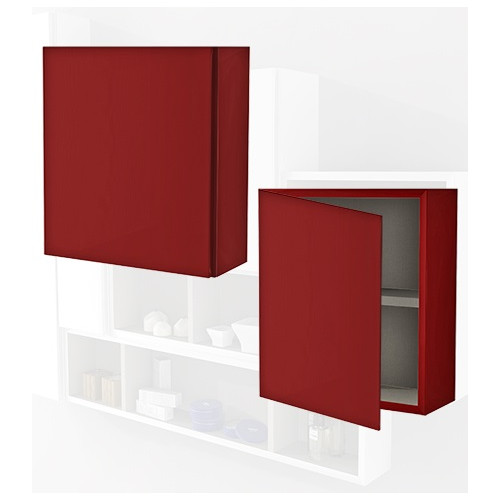 Pensile colonna 40x17x40 rosso complemento d'arredo antigraffio