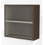 Parete attrezzata 140x100x17 rovere complemento d'arredo antigraffio