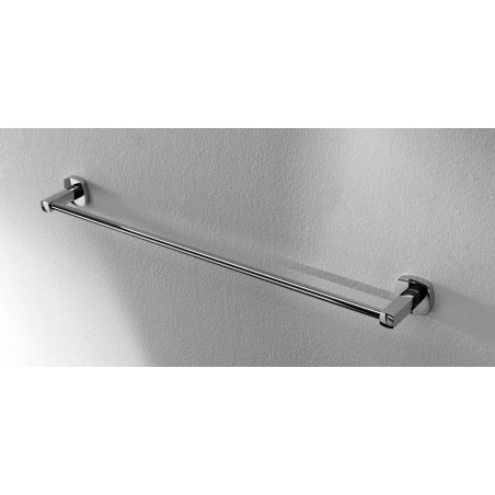 Set accessori bagno, in acciaio cromato e vetro satinato Trend serie completa Ares, pezzi 7