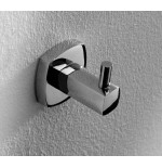 Set accessori bagno, in acciaio cromato e vetro satinato Trend serie completa Ares, pezzi 7