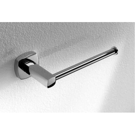 Set accessori bagno, in acciaio cromato e vetro satinato Trend serie completa Ares, pezzi 7