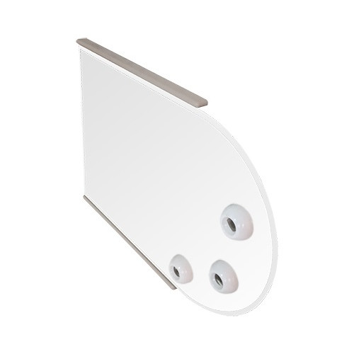 Specchio specchiera da bagno con illuminazione,cm.98x70x3