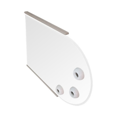 Specchio specchiera da bagno con illuminazione,cm.98x70x3