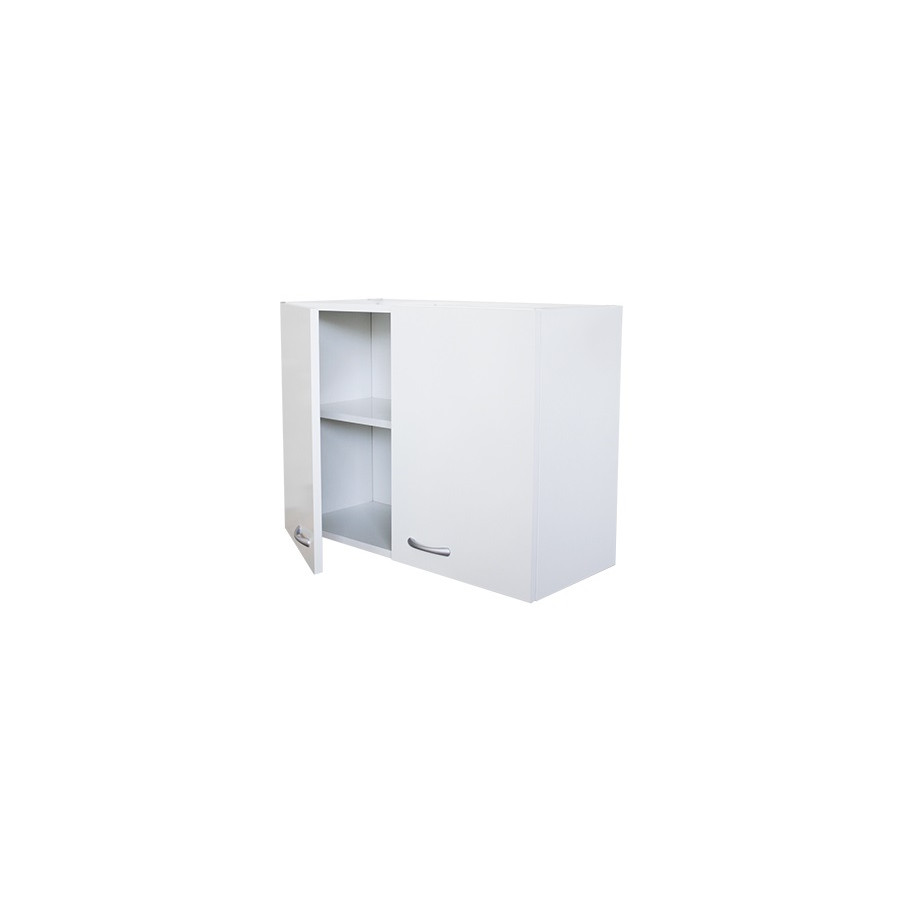 Mobile pensile cucina colore bianco cm 80 2 ante H. 60 cm