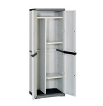Armadietto mobiletto per interno/esterno, portascope, 2 ante, cm.178x65x45