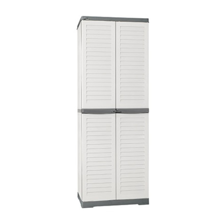 Armadietto mobiletto per interno/esterno, portascope, 2 ante, cm.178x65x45