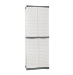 Armadietto mobiletto per interno/esterno, portascope, 2 ante, cm.178x65x45
