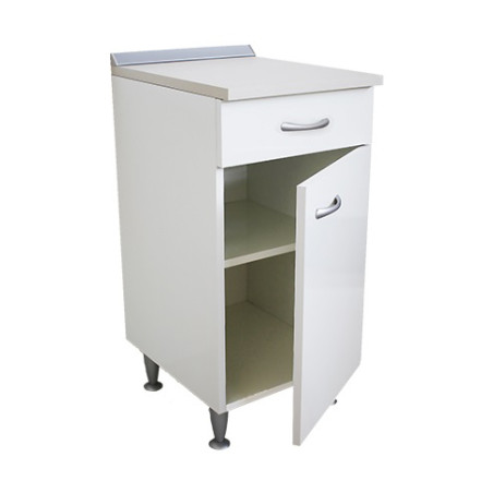 Mobile cucina componibile cm.40, sportello dx e 1 cassetto,top color marmo