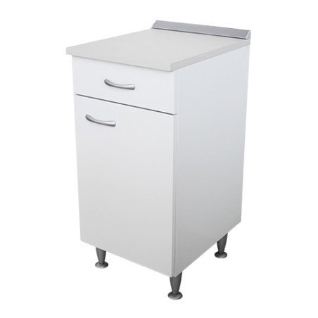 Mobile cucina componibile cm.40, sportello dx e 1 cassetto,top color marmo