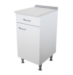 Mobile cucina componibile cm.40, sportello dx e 1 cassetto,top color marmo