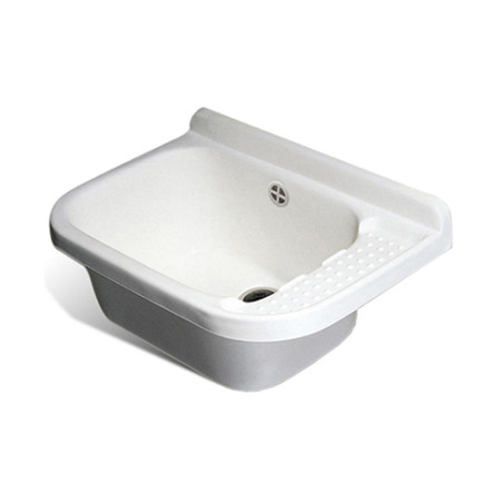 Pilozzo lavatoio, misura cm.50x35x24, in resina polipropilene sospeso a parete